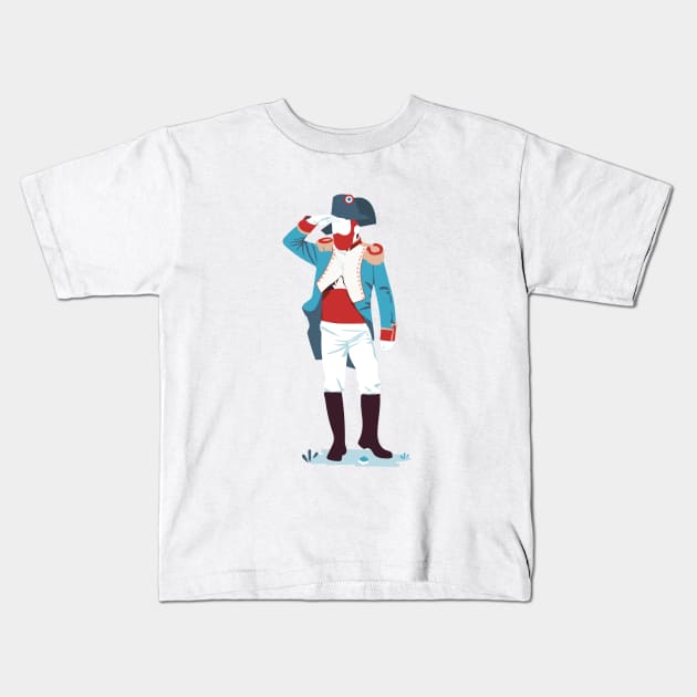 Napoleon Kids T-Shirt by marcvaello